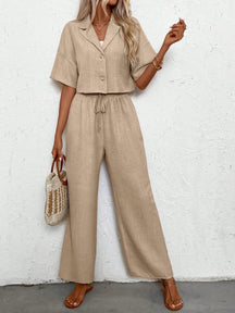 Conjunto de Linho Casual