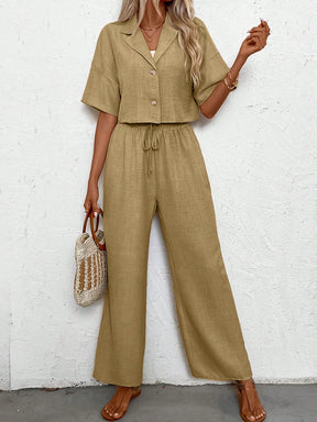 Conjunto de Linho Casual