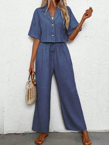 Conjunto de Linho Casual