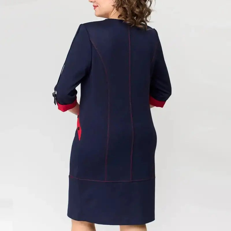 Vestido Midi Premium com Zíper Lateral – Marcela